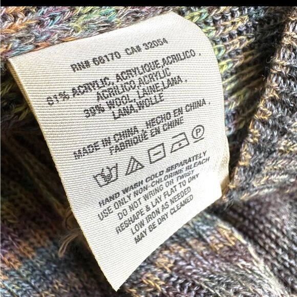 Anthro Moth striped space dye long sleeved sweater - Picture 10 of 13